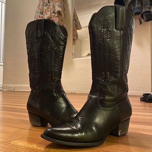 Wanted Black Cowboy Boot